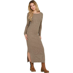 Only Katia Midi Καθημερινό Φόρεμα Πλεκτό Ταμπά 15324649 Only Katia Midi Καθημερινό Φόρεμα Πλεκτό Ταμπά 15324649