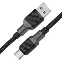 Acefast C10-04 Braided USB-A to USB-C 1.2m Black 6974316283126