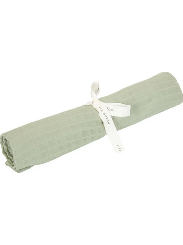 Little Dutch Πάνα Αγκαλιάς από Μουσελίνα Πράσινο Mint 120x120cm LD-TE51914036
