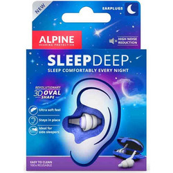 Alpine SleepDeep Ωτοασπίδες 2τμχ Λευκές