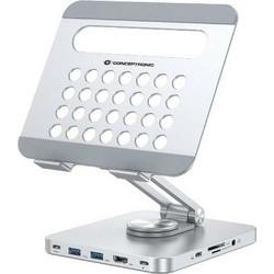 Conceptronic DONN26G Βάση Tablet Γραφείου έως 12.9" Silver