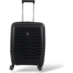 Rain RB80134C Βαλίτσα Καμπίνας 55x40x20cm με 4 Ρόδες Μαύρη