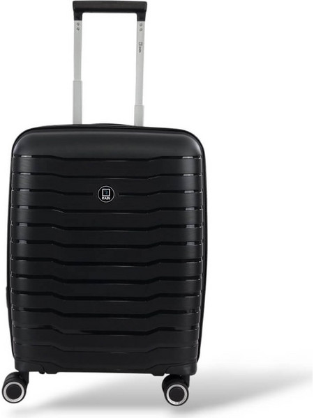 Rain RB80134C Βαλίτσα Καμπίνας 55x40x20cm με 4 Ρόδες Μαύρη