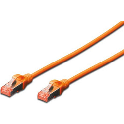 Digitus S/FTP Cat.6a Καλώδιο Δικτύου Ethernet 0.5m Orange DK-1644-005/OR