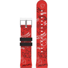 Kiddoboo Λουράκι Σιλικόνης Space Red (Universal 20mm)