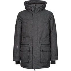 Superdry City Tweed Ανδρικό Μπουφάν Χειμωνιάτικο Παρκά Ανθρακί M5012049A-B25