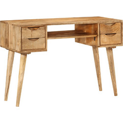 vidaXL Γραφείο από Μασίφ Ξύλο 110x47x76cm 351593