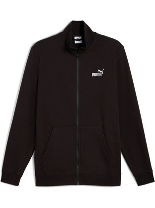 Puma ESS Ανδρική Ζακέτα Φούτερ με Φερμουάρ Μαύρη 682584-01