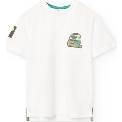 Boboli Παιδικό T-Shirt Κοντομάνικο Λευκό 501062-1100
