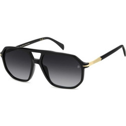 David Beckham DB1172 2M29O Ανδρικά Γυαλιά Ηλίου Aviator Κοκάλινα Μαύρα με Μαύρο Degradee Φακό