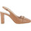 Guy Laroche Γόβες Slingback Δερμάτινες με Χοντρό Ψηλό Τακούνι Nude 30986X