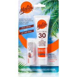 Malibu Face Cream SPF30 40ml + Lip Balm 5gr