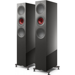 KEF R-7 Meta Ζεύγος Ηχείων Hi-Fi Δαπέδου 200W 3 Δρόμων Titanium Grey
