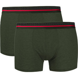Dsquared2 Ανδρικά Μποξεράκια Σετ 2Pack Χακί D9XC63200-302