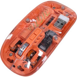 AOAS WB08 Ασύρματο Bluetooth Ποντίκι Orange