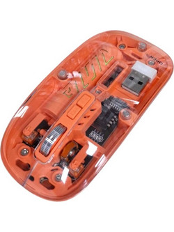 AOAS WB08 Ασύρματο Bluetooth Ποντίκι Orange