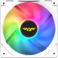 Armaggeddon Slave Case Fan 120mm ARGB με Σύνδεση 3-Pin 4-Pin Molex 4τμχ White