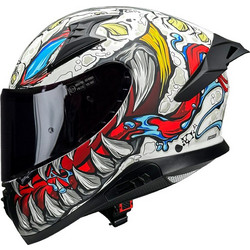 Pilot Helmets Κράνος Snake SV Reptile-X White Μηχανής Full Face 1500gr