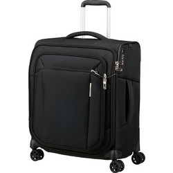 Samsonite Respark 155331-7416 Βαλίτσα Καμπίνας 56x45x25cm με 4 Ρόδες Μαύρη