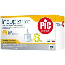 Pic Insupen Βελόνες Ινσουλίνης 30G 8mm 100τμχ