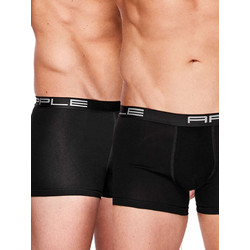 Apple Boxer Ανδρικά Μποξεράκια Σετ 2Pack Μαύρα 0112969