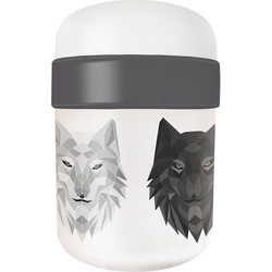 Chic Mic Wolf Δοχείο Φαγητού Θερμός από Ανακυκλώσιμο Υλικό Κατάλληλο για Φούρνο Μικροκυμάτων 700ml