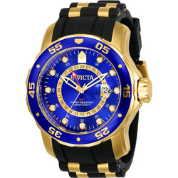 Invicta Pro Diver Ανδρικό Ρολόι με Μαύρο Καουτσούκ Λουράκι 6993