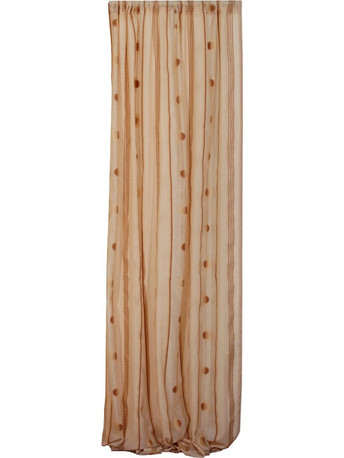 Viopros Κουρτίνα Παραθύρου με Τρέσα 140x270 8504 Καφέ 634768
