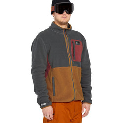 Volcom Ανδρική Ζακέτα Fleece με Φερμουάρ Ανθρακί G4852501-CHK
