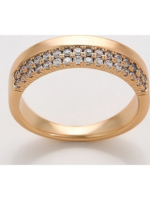 Chrysothemiss Sparkle Elegance Γυναικείο Δαχτυλίδι Σειρέ Μισόβερο Επιχρυσωμένο με Ζιργκόν CMISS-RNG-30501