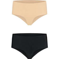 Bye Bra Ψηλόμεσα Γυναικεία Slip Χωρίς Ραφές 2Pack D-227859