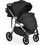 Cangaroo Unique Καρότσι Μωρού 3 σε 1 Carbon Black
