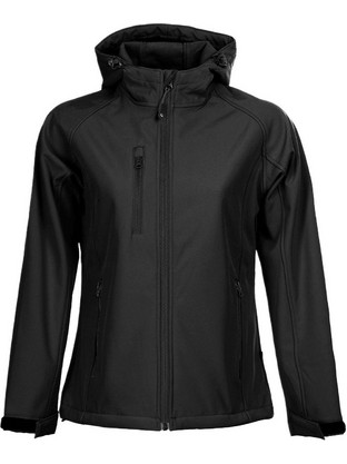 Stenso Γυναικείο Μπουφάν Softshell Μακρύ Αδιάβροχο Αντιανεμικό Μαύρο 03001217