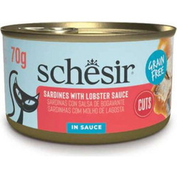 Schesir Adult Grain Free with Sardines & Lobster Sauce 70gr