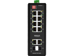Himax PS1802FG-I Unmanaged L2 Switch με 8 Θύρες Ethernet 1000Mbps και 2 SFP θύρες