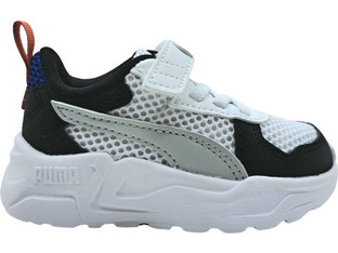 Puma Trinity Lite Mid 90s Παιδικά Sneakers Λευκά Μαύρα 400661-01