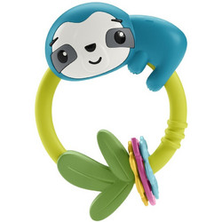Fisher-Price Slide & Clack Sloth Κουδουνίστρα Κρίκος για 3+ Μηνών