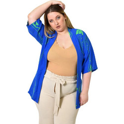 Potre Γυναικείο Κιμονό Παραλίας Κοντό Royal Blue 248021111