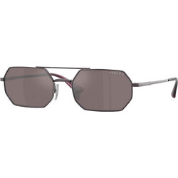 Vogue VO4329S 5149LB Ανδρικά Γυαλιά Ηλίου Πολυγωνικά Μεταλλικά Ασημί με Μαύρο Φακό