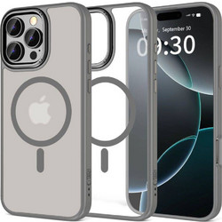 Tech-Protect MagEdge MagSafe Back Cover Titanium/Gunmetal (iPhone 16 Pro)