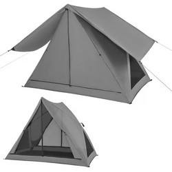 Costway Σκηνή Camping Τριγωνική 2 Ατόμων 225x145x161cm NP11707GR