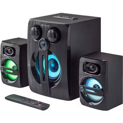 Kisonli TM-9000A Ηχεία Υπολογιστή 2.1 30W με Bluetooth Μαύρα