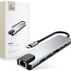 Tech-Protect Hb02 USB-C Docking Station με HDMI PD Ethernet