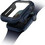 Uniq Torres Πλαστική Θήκη Tempered Glass για Apple Watch 4 / 5 / 6 / SE 40mm Navy Μπλε