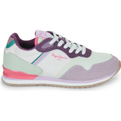 Pepe Jeans Παιδικά Sneakers Μωβ Λιλά Πράσινο Mint PGS40016-404