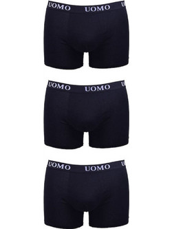 Uomo Ανδρικά Μποξεράκια Σετ 3Pack Navy Μπλε ANTR0451