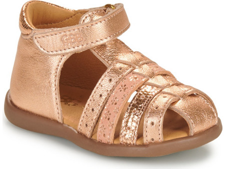 GBB Παιδικά Παπουτσοπέδιλα για Κορίτσι Ανατομικά Ροζ Χρυσά AL117-17