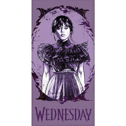 Borea Wednesday Παιδική Πετσέτα Θαλάσσης Μωβ 70x140cm