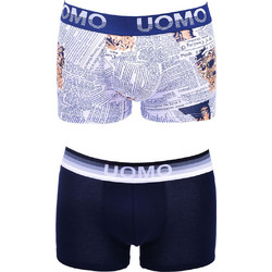 Uomo Ανδρικά Μποξεράκια Σετ 2Pack BO201-BB