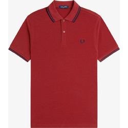 Fred Perry Ανδρική Μπλούζα Polo Κοντομάνικη Κόκκινη M3600-Y35